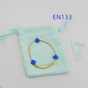 Enewton Gold Bead Cross Bracelet